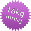 16 kg mniej